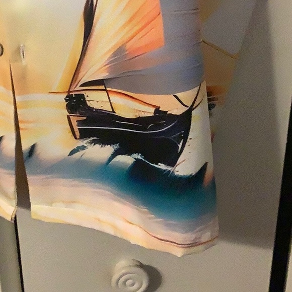 Tropical Palm Tree Men's Shirt - Picture 5 of 5